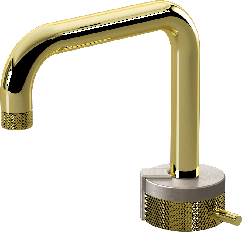 E-11500-R1SN-L2BNi-PB Однорычажный прогрессивный смеситель для раковины - излив 15,3см GRAFF MOD+