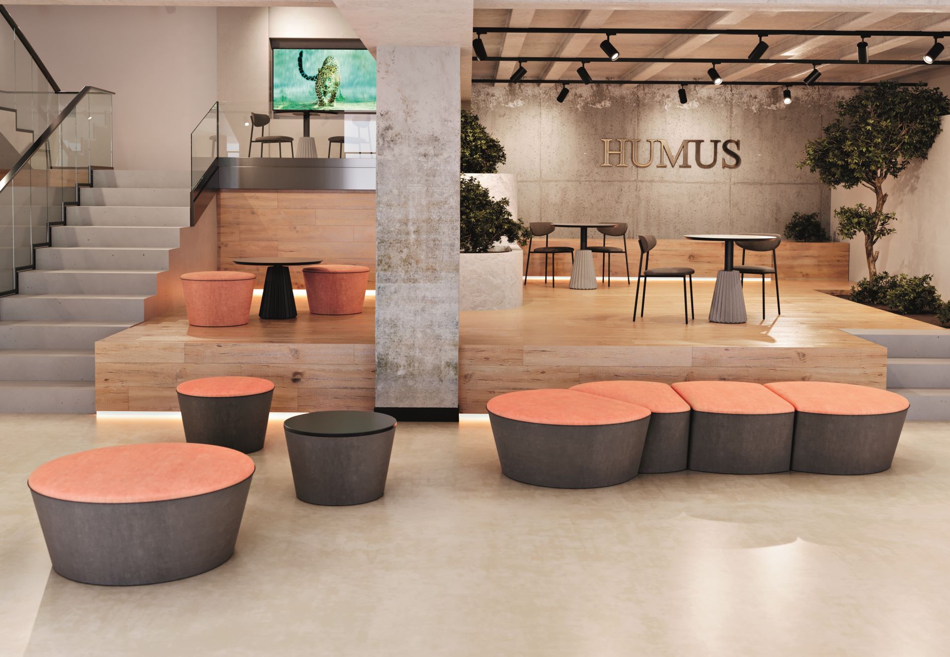 Пуф Sedex вишня ARCH-00056823 - Вид №3