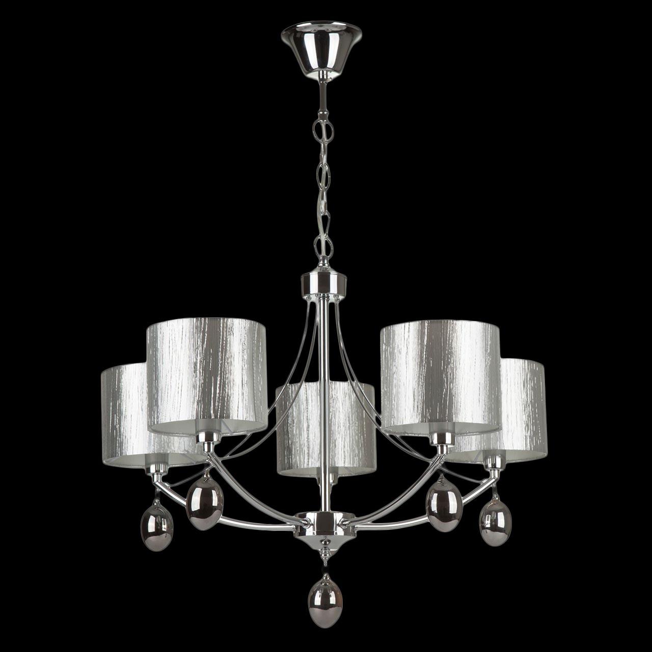 Подвесная люстра Freya Silinda FR5026PL-05CH FREYA SILINDA 279387 Серебро  - Вид №3