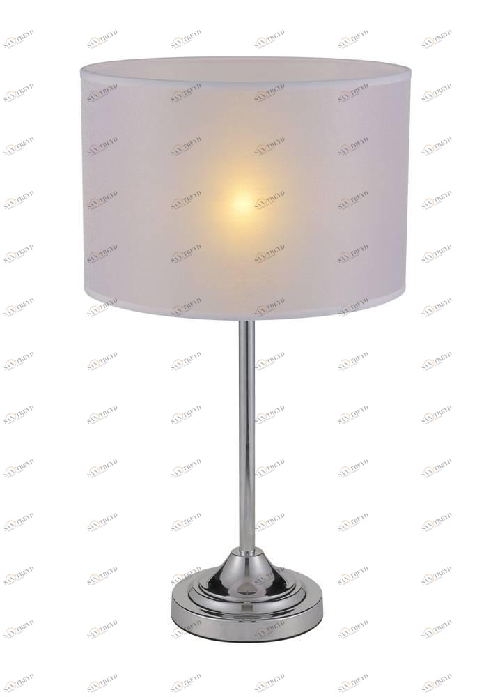 Настольная лампа Crystal Lux Asta LG1 CRYSTAL LUX КЛАССИЧЕСКИЕ 080298 Белый;серебро 
