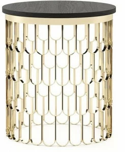 Laskasas Круглый журнальный столик для гостиной Brenda