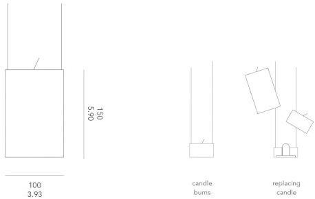 Eden Design Подвесной светильник в воске sun-id-1415756 - Вид №5