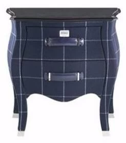 Gianfranco Ferré Home Прикроватный столик из дерева, покрытого шерстью Matthew