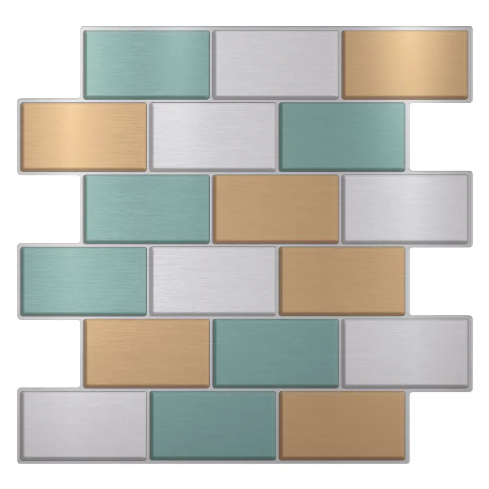 Наклейка декоративная 3D мозаика Колибри 25x25 см FBRUSH STLM-2188790