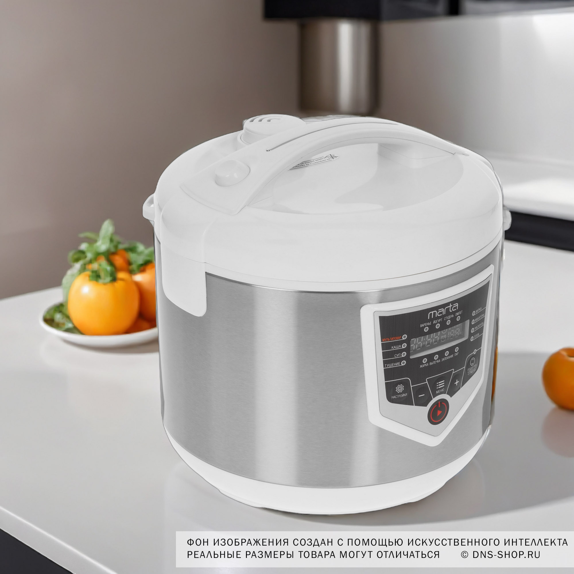 9033581 Мультиварка Marta MT-MC4335A белый STDN-0119633 - Вид №11