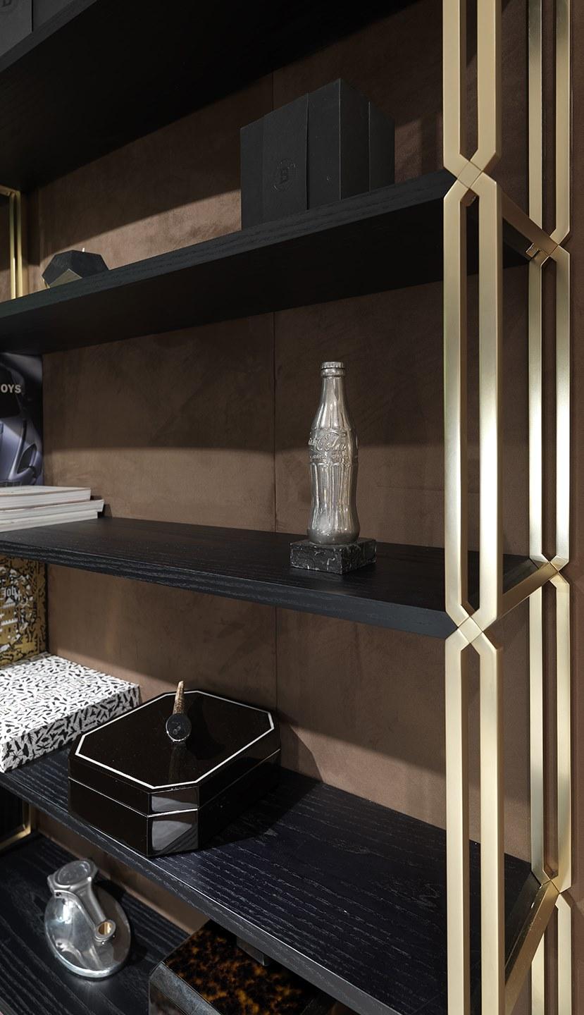 Paolo Castelli Открытый книжный шкаф с ящиками из стали и металла sun-id-1419109 - Вид №4