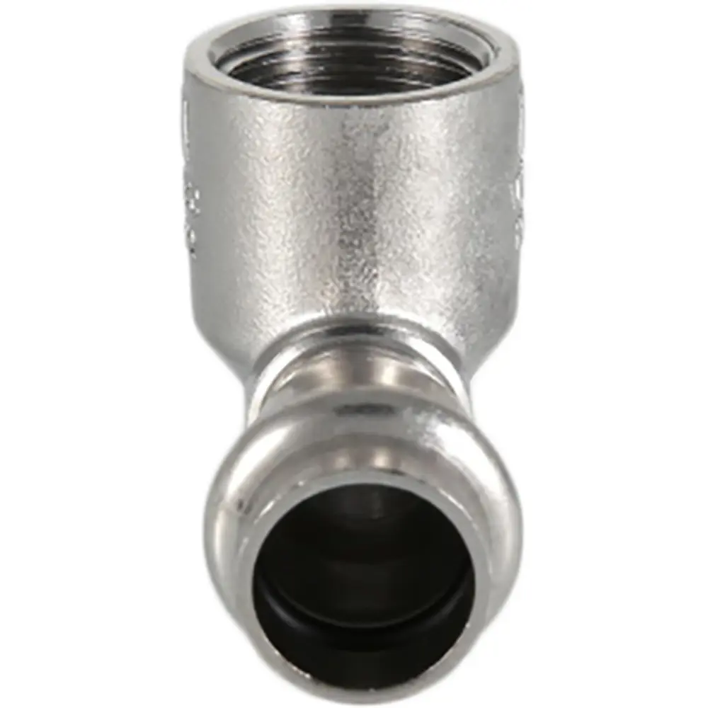 Угол комбинированный 90° Valtec 1/2"x22 мм ВР нержавеющая сталь 82563744 STLM-2014425  - Вид №1