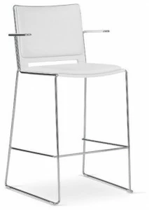Diemmebi Высокий табурет с подлокотниками со спинкой Lafilò
