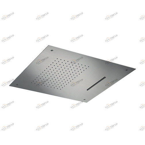 CRIPD385 Квадратная душевая кабина с защитой от известкового налета 38 x 38 см со встроенным водопадом и системой крепления к потолку Cristina Rubinetterie 