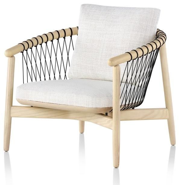 Herman Miller Кресло из дерева и ткани с подлокотниками Crosshatch sun-id-1451710 - Вид №1