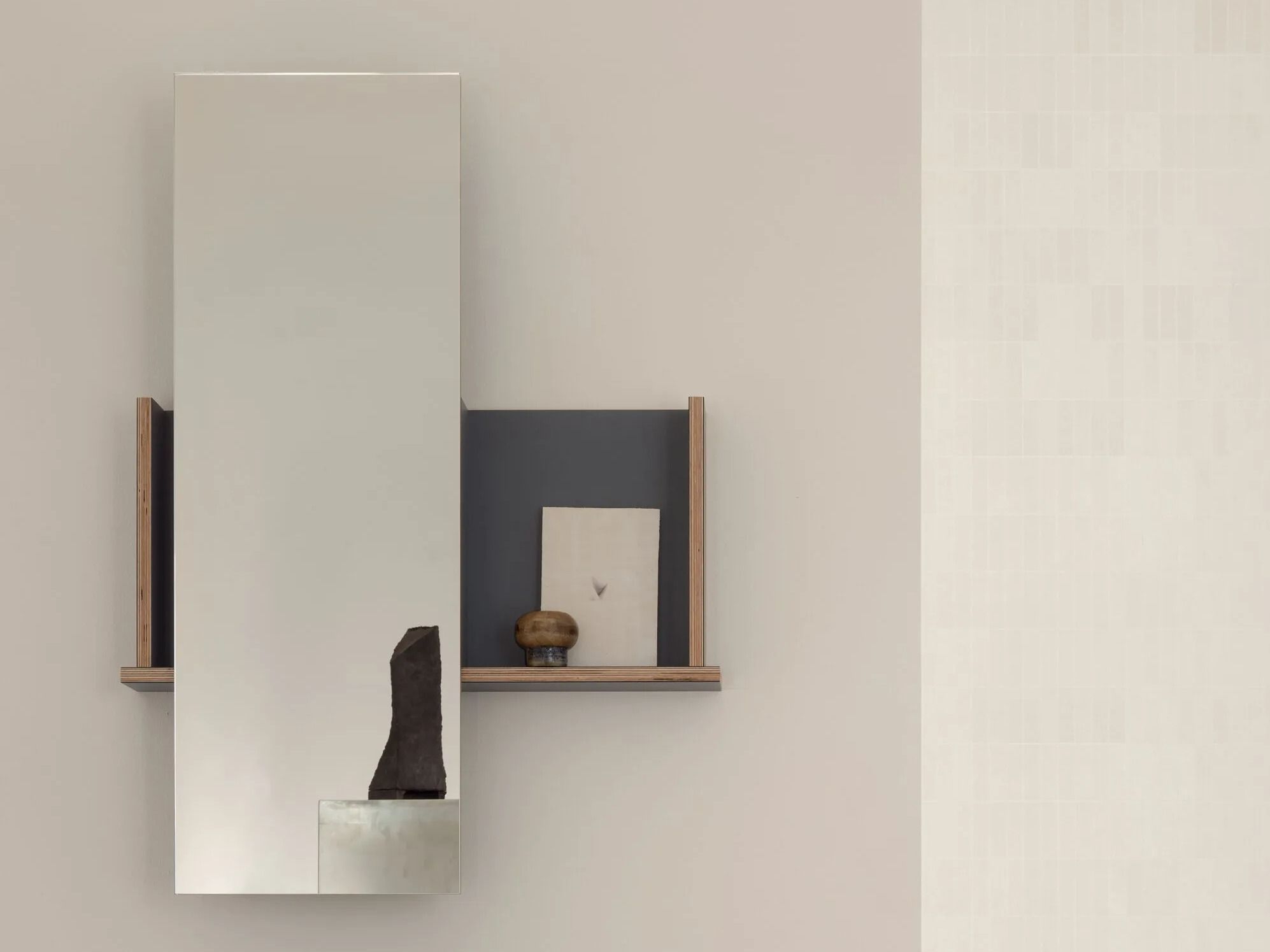 Прямоугольное зеркало Fenix-NTM® для ванной комнаты с полкой Ceramica Cielo Тео ARCH-00119950