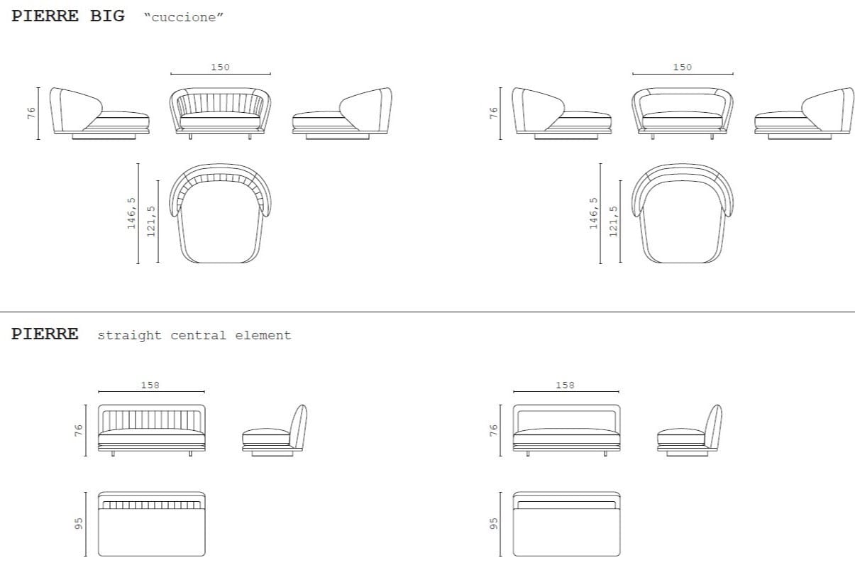 Ткань диван CPRN HOMOOD Shapes ARCH-00071330 - Вид №9