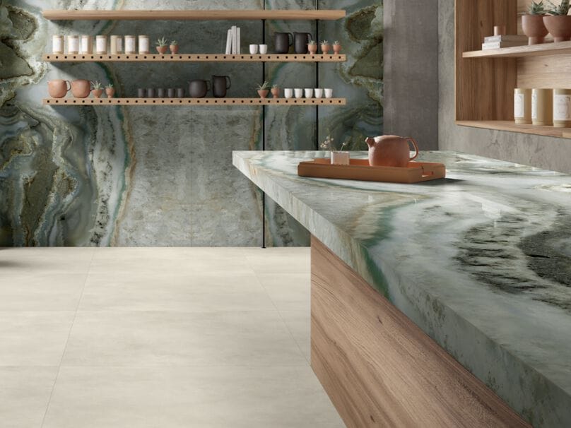 Столешница из керамогранита с мраморным эффектом CERAMICA FONDOVALLE MYTOP ARCH-00053223