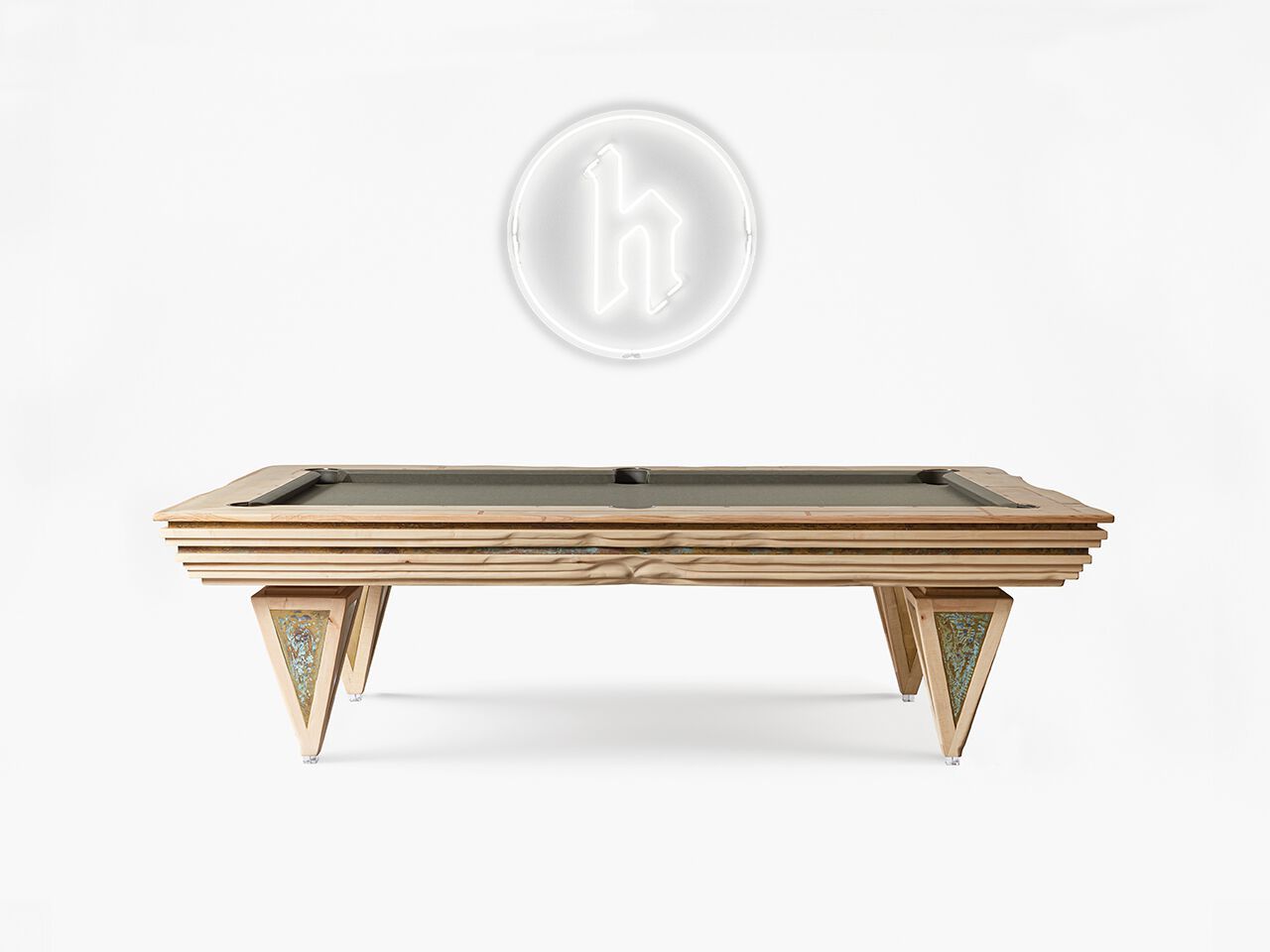 Деревянный прямоугольный бильярдный стол Hermelin biliardi игровые столы Limited Edition ARCH-00142360 - Вид №1