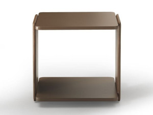 Высокий квадратный журнальный столик из МДФ