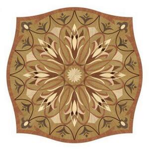 Художественный паркет Da Vinci Розетка 26-084 Дуб Селект (Гладкая) х1000диаметр мм.