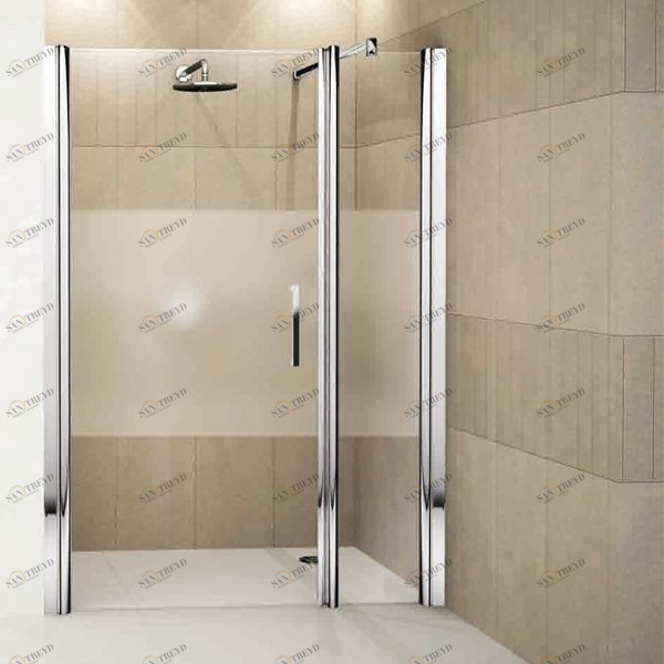 Двери в нишу 138 см GIADA G+F Novellini GIADA с сатинированным стеклом GIADNGF132S44KGIADNGF132D44K