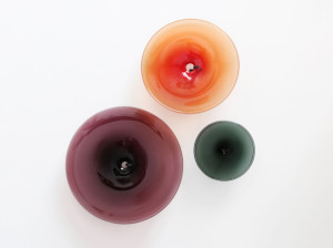 Декоративный предмет из выдувного стекла