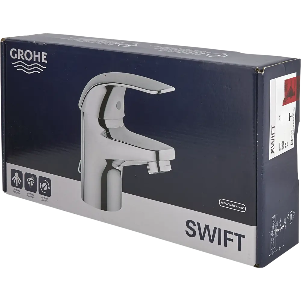 Смеситель для раковины Grohe Swift однорычажный цвет хром 15919841 STLM-2071351 - Вид №11