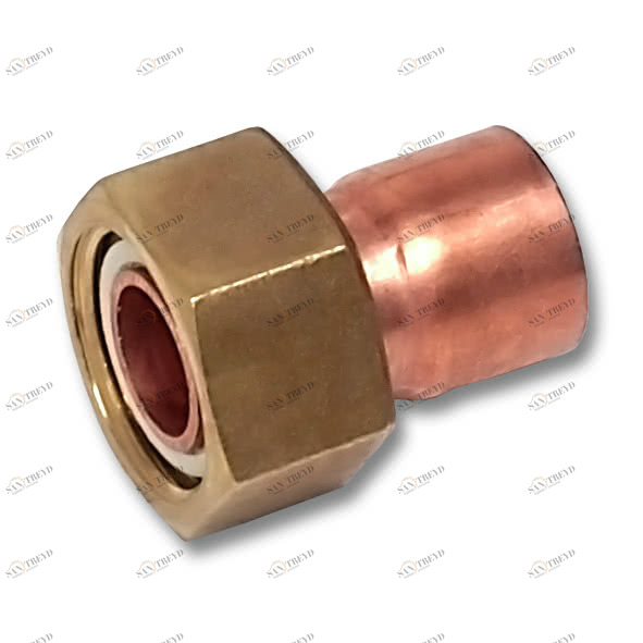 15240G1534 SANHA 5240G переход ВП-ВР, с накид- ной гайкой, медь 15x3/4 мм 