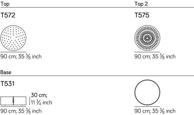 AMURA Журнальный столик с гнутым основанием из фанеры и деревянной столешницей Setacci sun-id-1424517 - Вид №7