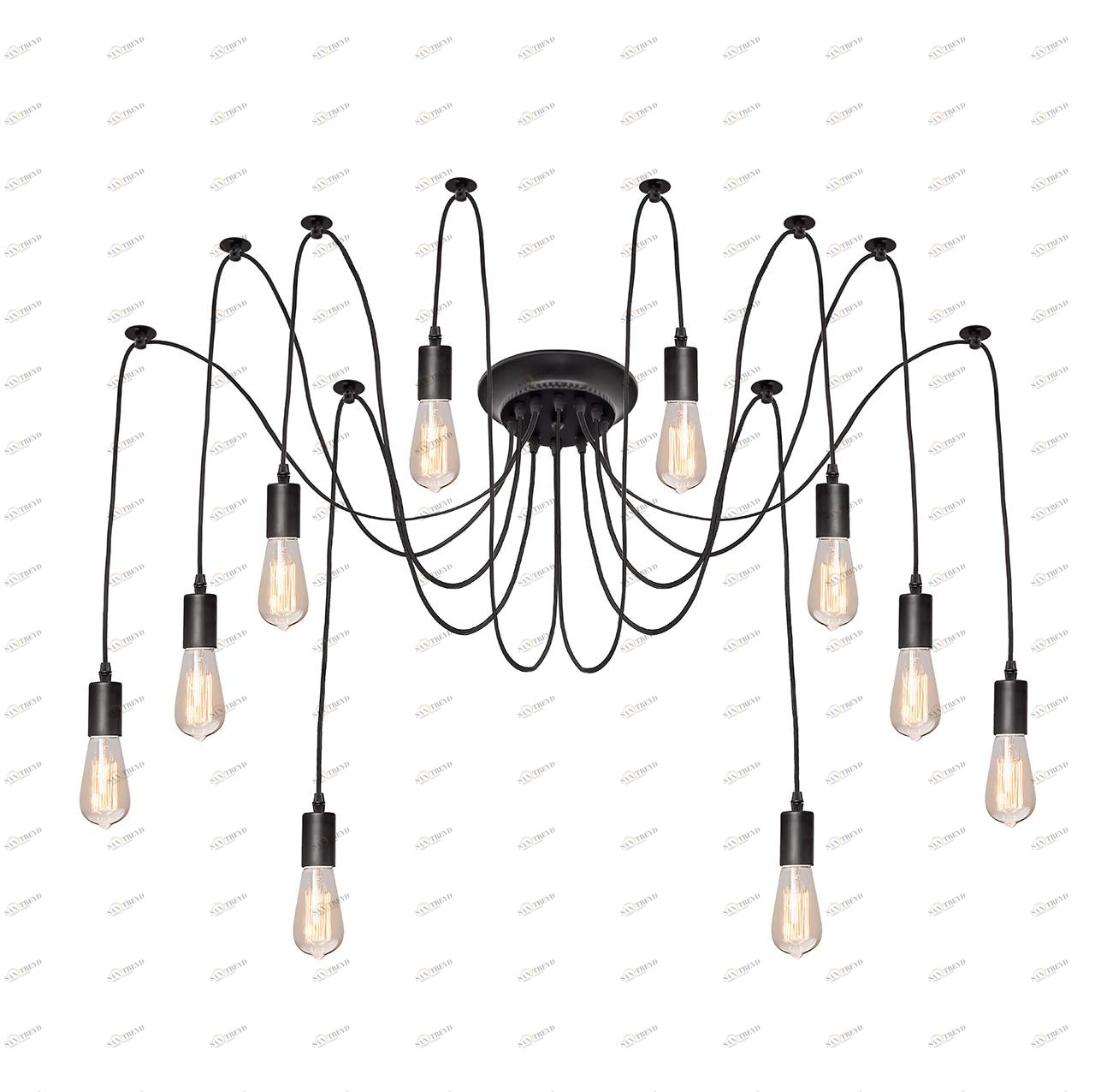 Подвесная люстра Loft IT Loft1162/10 LOFT IT LOFT1162 075092 Черный 