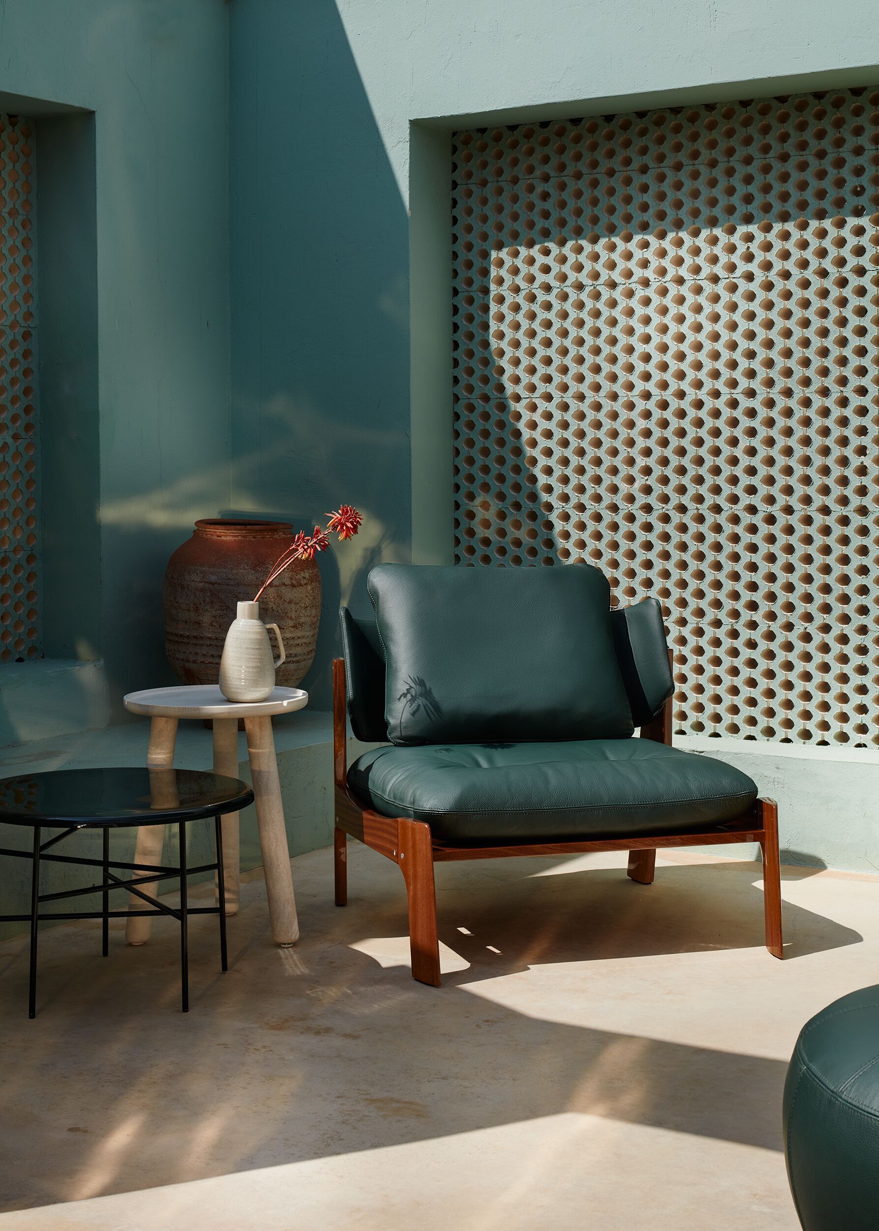 Алюминиевый круглый садовый столик Exteta 10th ARCH-00152827 - Вид №8