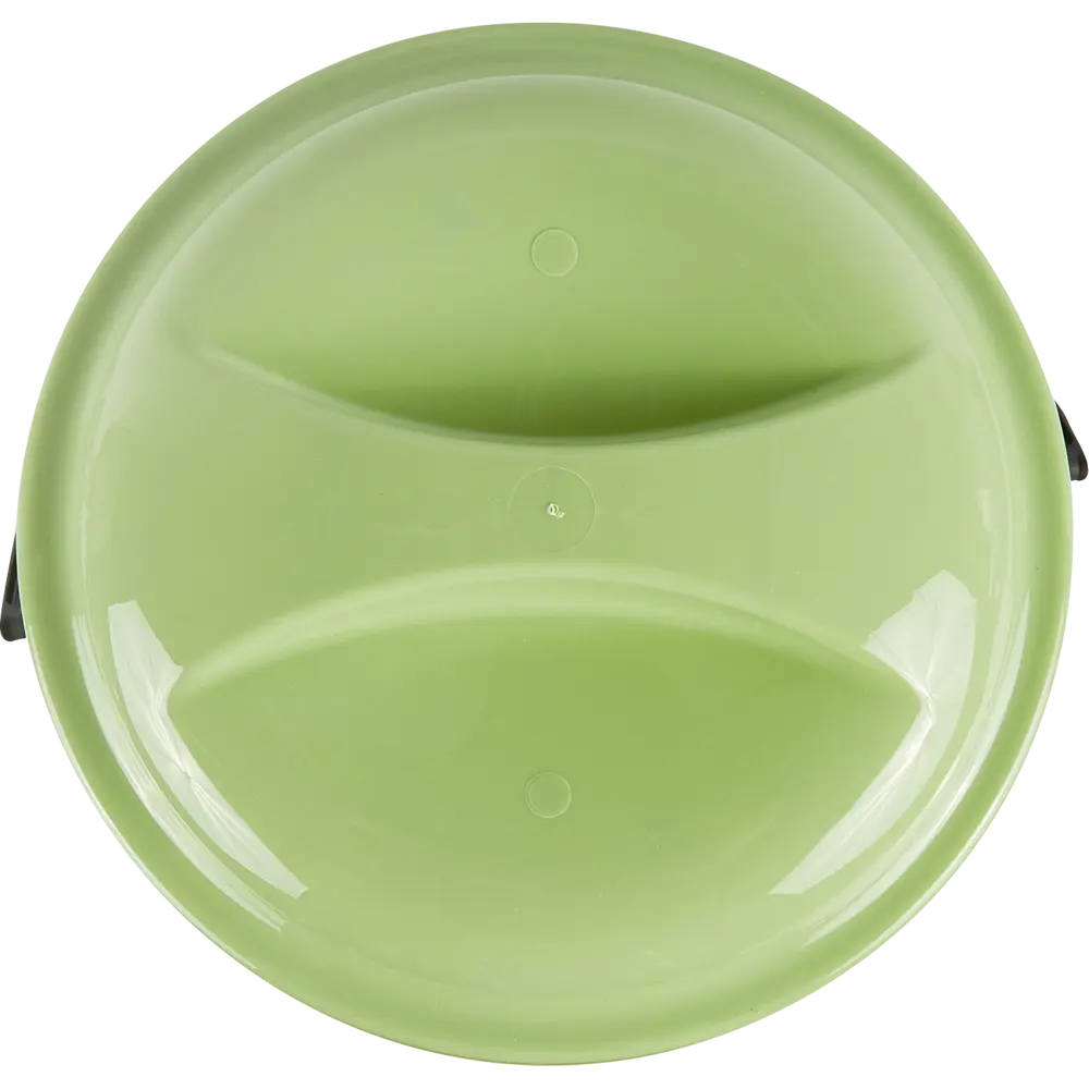 Ведро с крышкой Spin&Clean VITAmania 7 л пластик зеленый STLM-2126134 - Вид №3