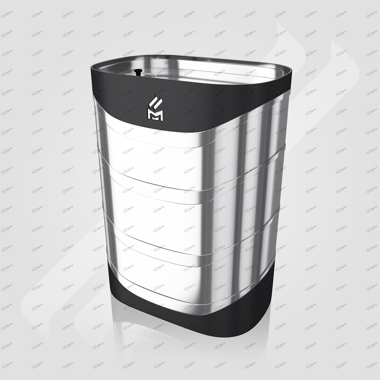 Бак навесной MAGMA 100 л. (0,5 мм AISI 439) вертикальный 6420