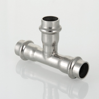 VTi.931.I.423542 Фитинг из нержавеющей стали – пресс-тройник Valtec 42 x 35 x 42 мм  - Вид №5