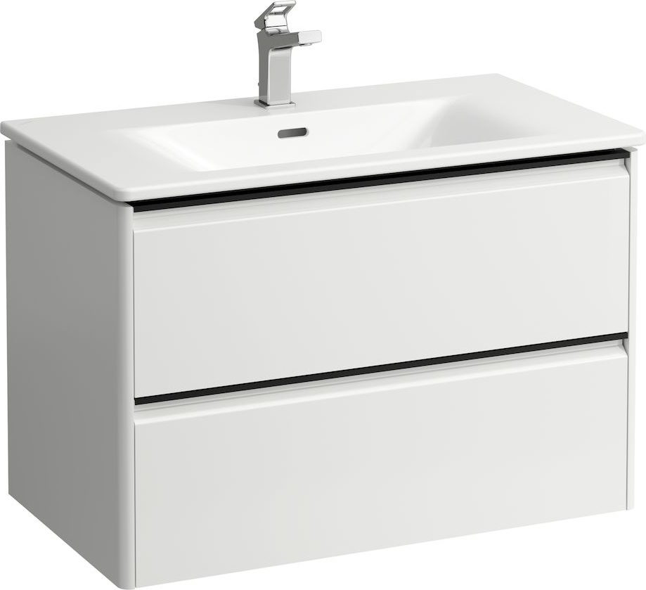H8617052611041 Тумба с раковиной 800 мм, 2 ящика, включает в комплект органайзер LAUFEN PRO - Вид №1
