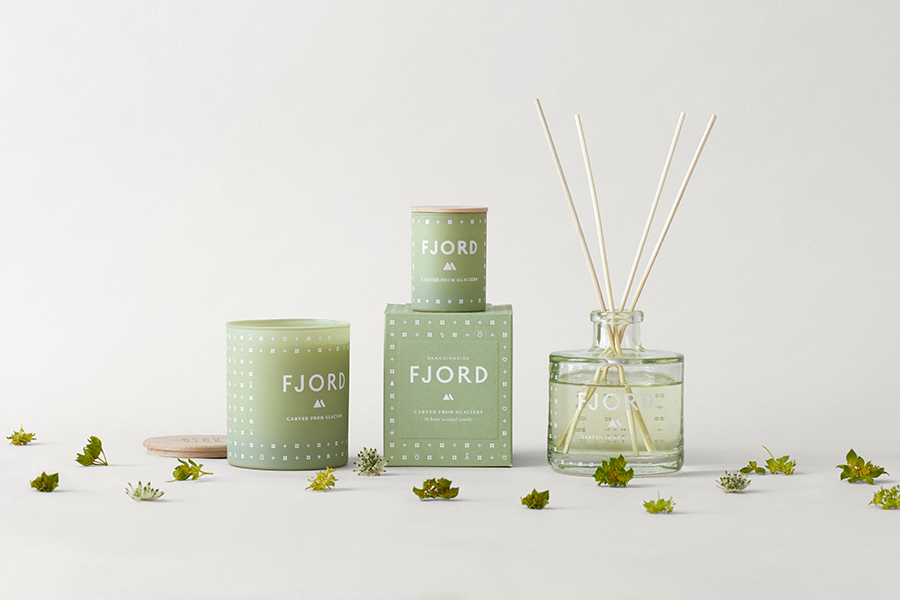 Свеча ароматическая FJORD с крышкой, 190 г S K A N D I N A V I S K SK1105 - Вид №1