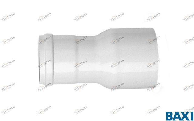 KHG71407561 Переходник из полипропилена, диам. 80 / диам. 60 мм, HT (KHG71407561) BAXI 