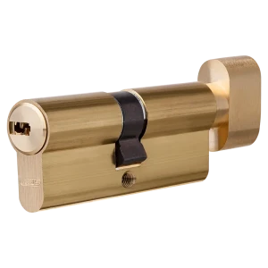 Цилиндр Abus 30х30 мм, ключ/вертушка, цвет золото 82389979 STLM-2084569