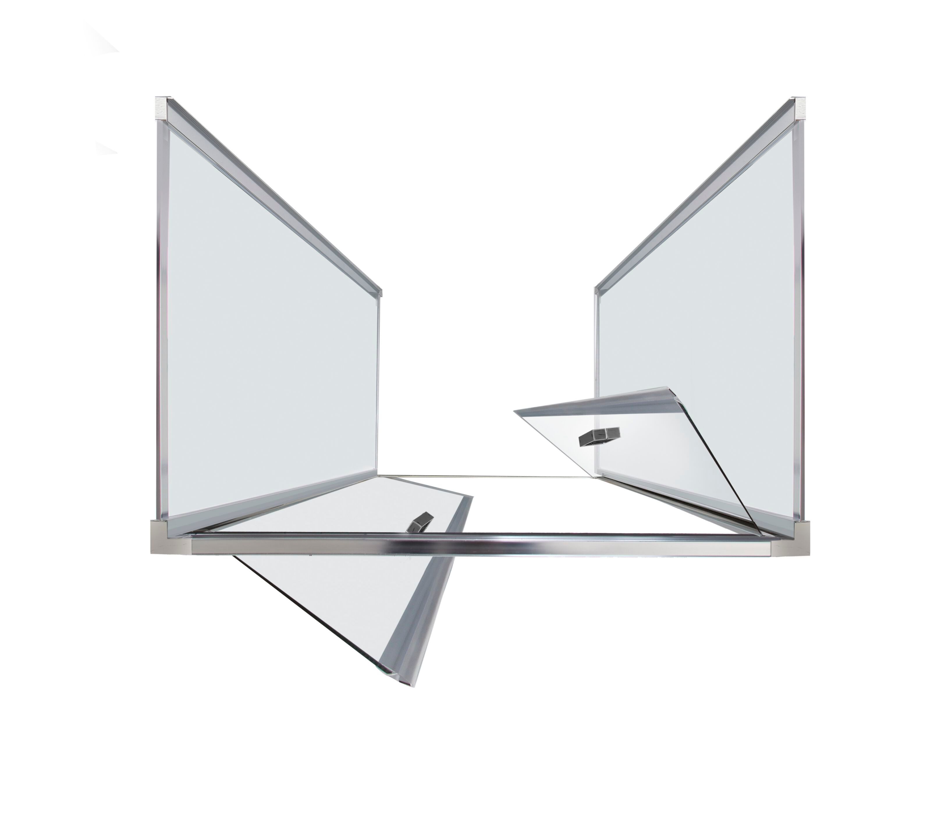 Алюминиевая и стеклянная душевая кабина с распашной дверью TAMANACO FPSL60 ARCH-00145491 - Вид №3