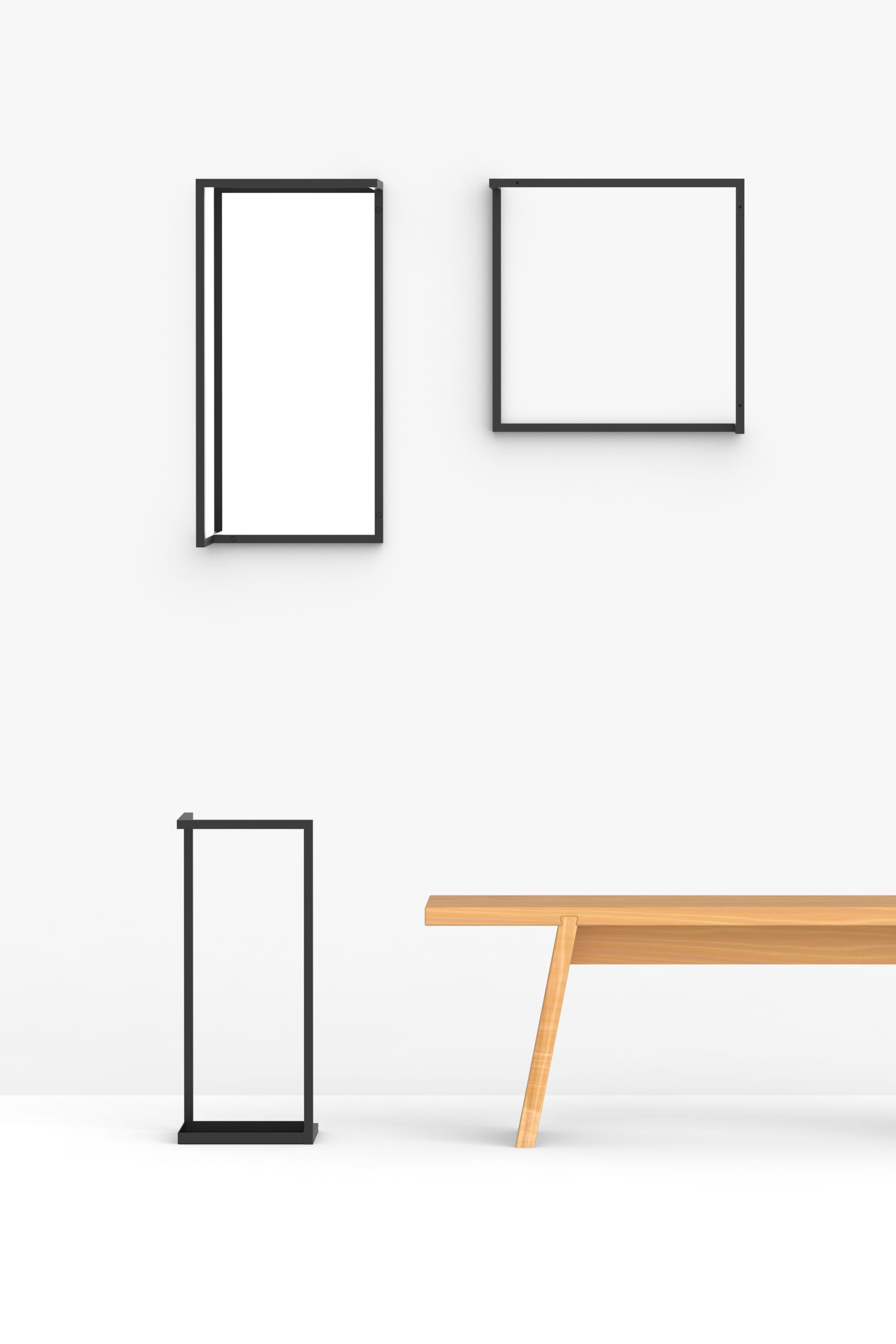 Настенное зеркало с порошковым покрытием FUNCTIONALS рамка ARCH-00119002 - Вид №9