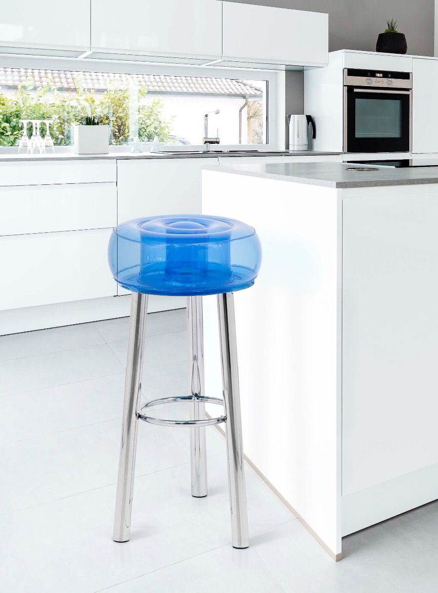 MOJOW Барный стул FLOOFY Синий TAFLCIXLEKO19BC  - Вид №1