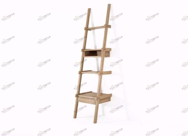 KARPENTER Открытая полка из дуба с ящиками Simply city sun-id-1402120