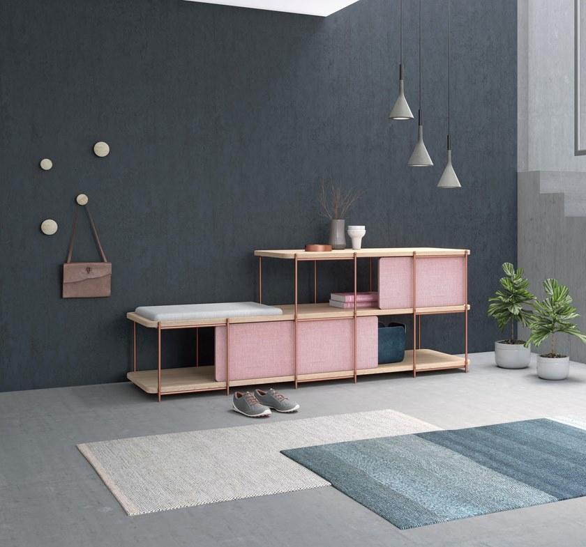 Momocca Модульный двухсторонний книжный шкаф Julia Ja04 - Вид №3