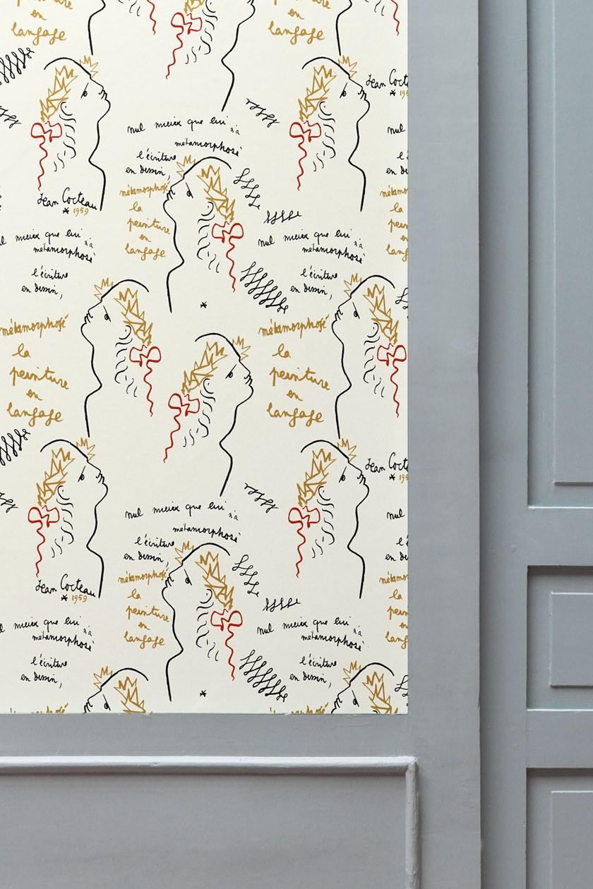 LELIEVRE Обои с виниловым рисунком Deuxieme chapitre - jean cocteau 6465 - Вид №3