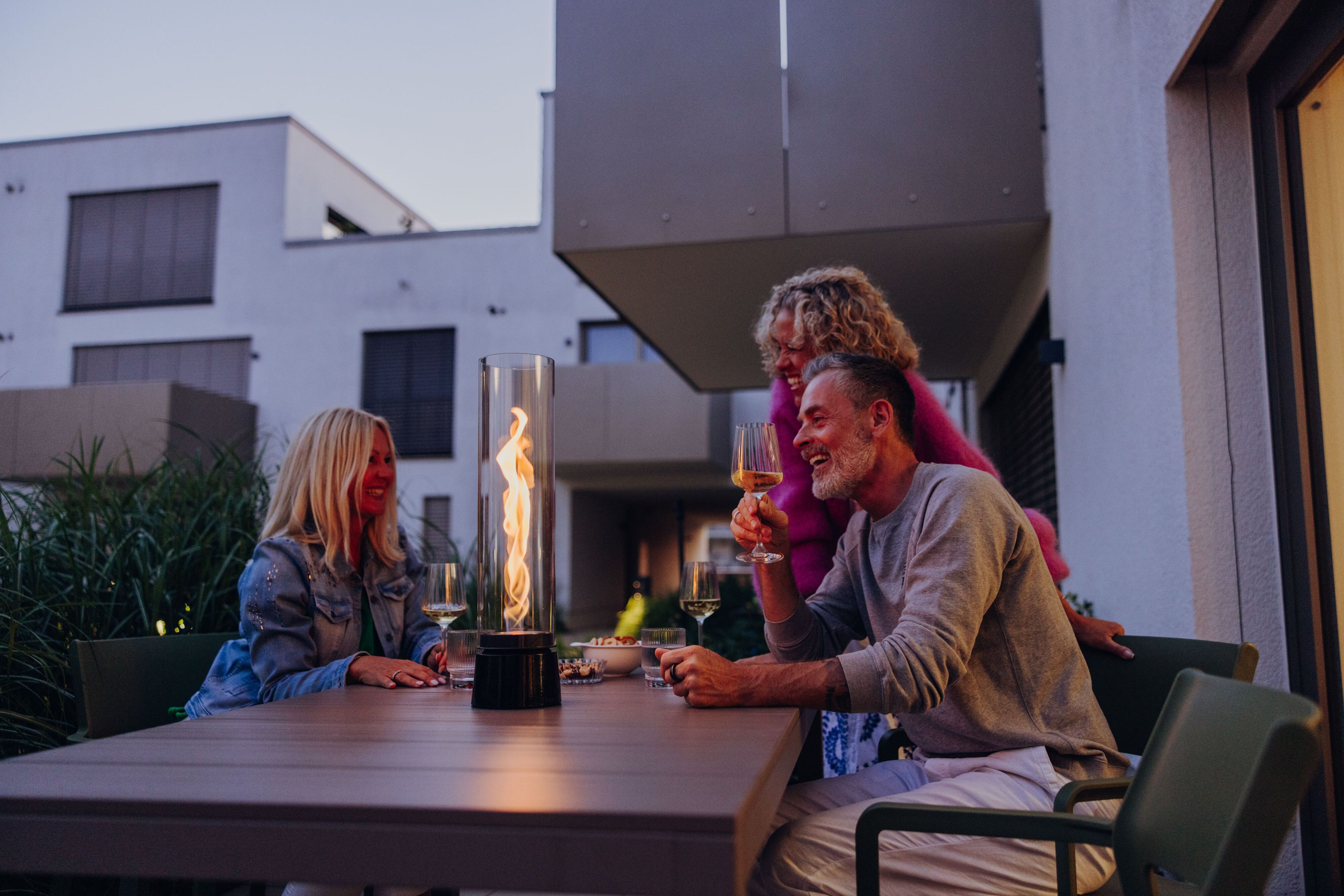 Отдельно стоящий камин из боросиликатного стекла на биоэтаноле höfats Spin ARCH-00099212 - Вид №10