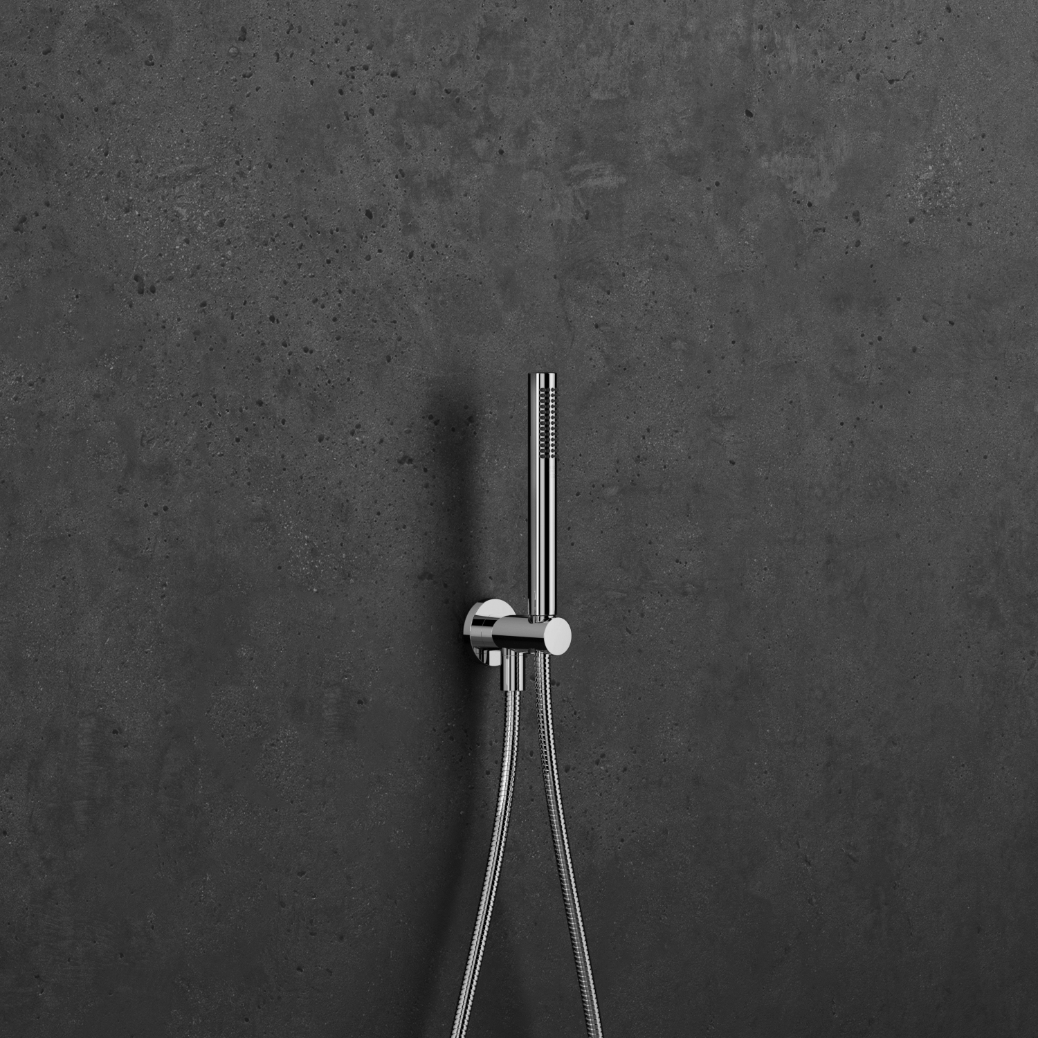 Ручной душевой набор со встроенным держателем для душа - матовая темная платина 27802660-99 DornBracht Meta - Вид №1