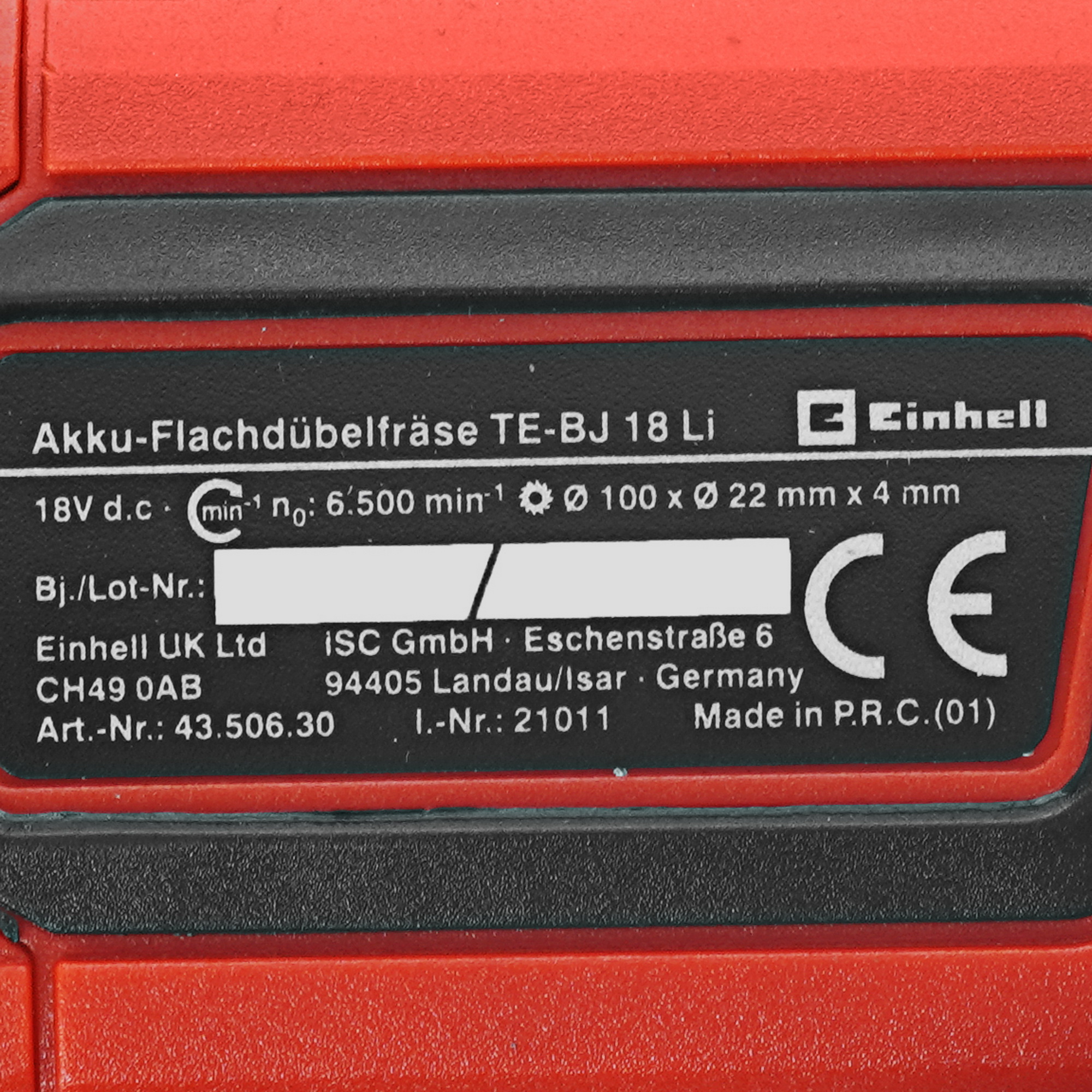 Фрезер Einhell PXC TE-BJ 18 Li Power X Change 18V  , Без ЗУ, Без АКБ 9086136 STDN-0141994 - Вид №4