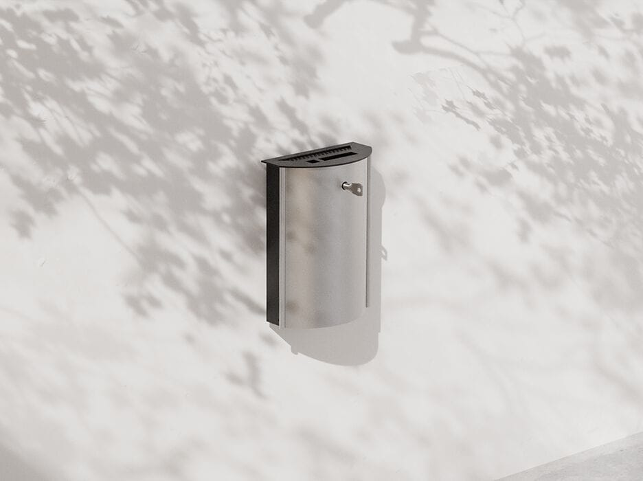 Металлическая пепельница для общественных мест DIMCAR ARCH-00116514