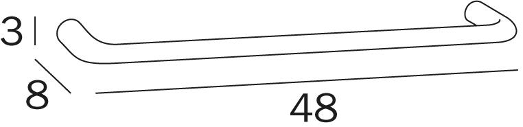 INDA® Вешалка для полотенец Ego A1318 - Вид №2