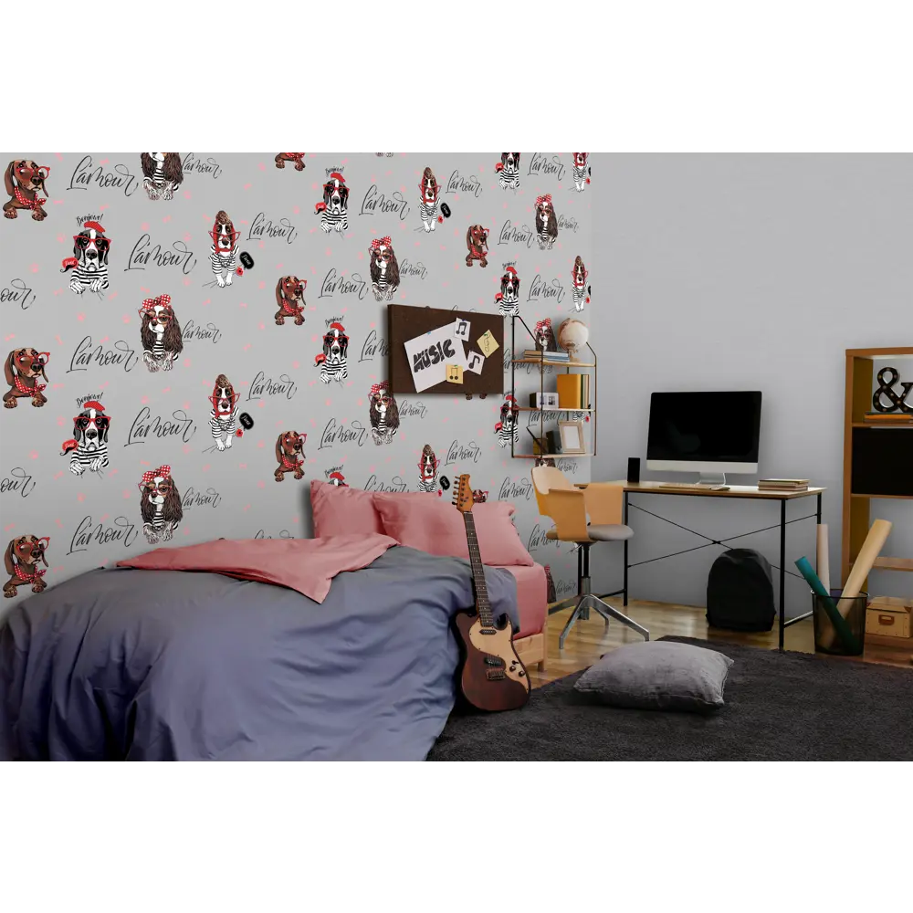 Обои флизелиновые Victoria Stenova Friend серые 1.06 м VS286087 STLM-2107084 - Вид №4