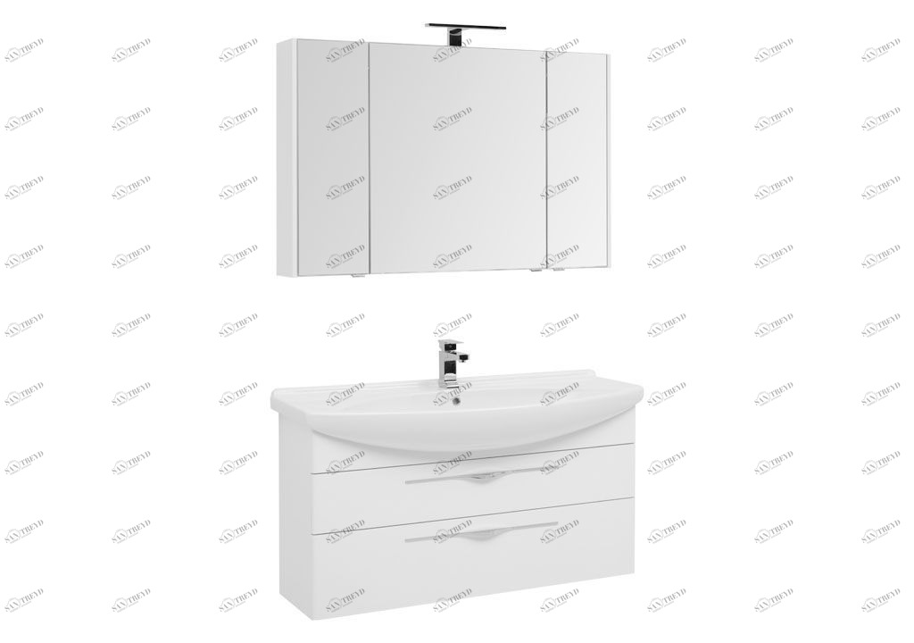 Мебель для ванной Aquanet Ирвин 120 белый 00210256