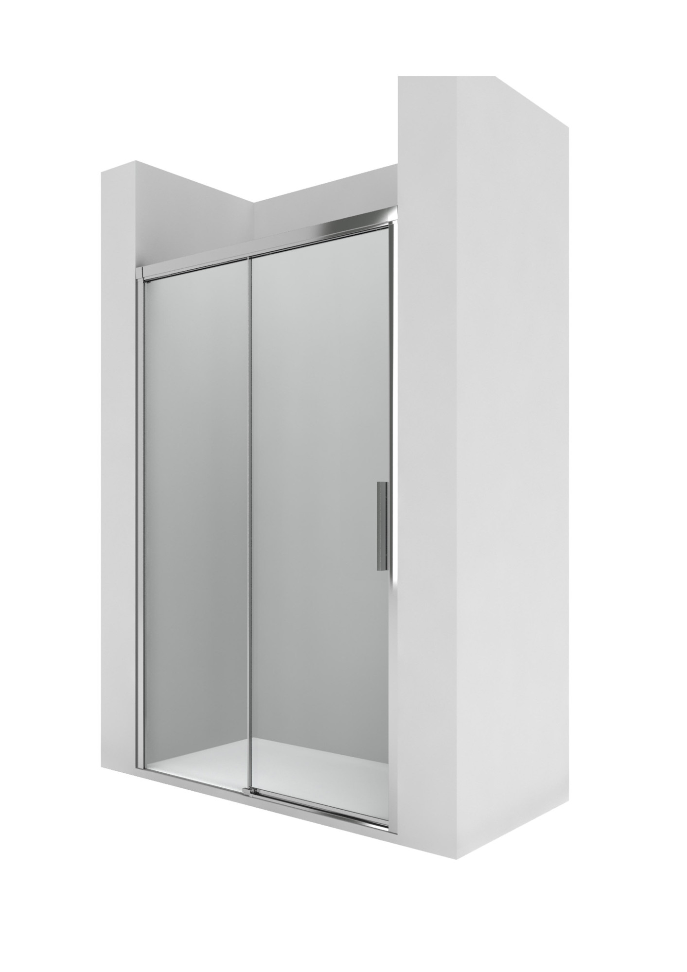 AM275......... L2-E - Душевая панель с 1 раздвижной панелью + 1 фиксированная панель ROCA Fusion