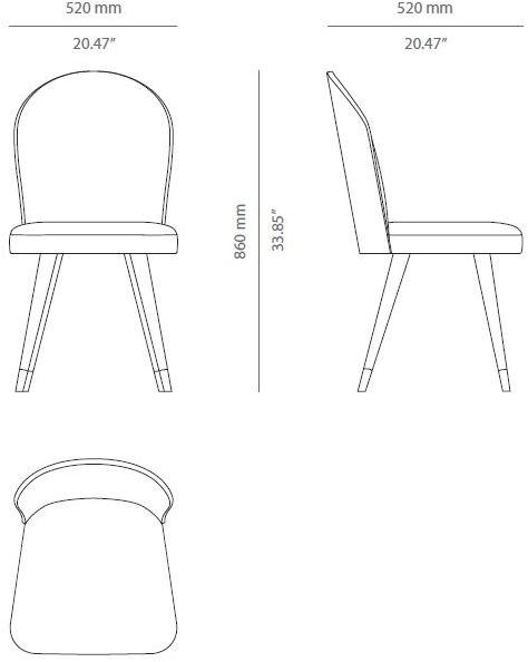 PRADDY Стул из мягкой ткани Abbey Tr048 - Вид №4