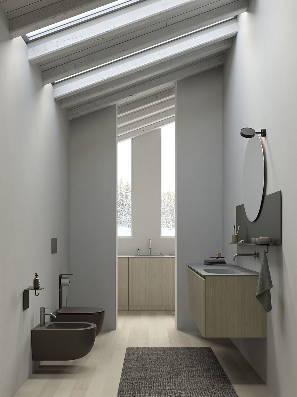 Полная мебель для ванной комнаты / умывальник Rexa Interlude ARCH-00032653 - Вид №7